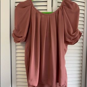 Joie Blush Eleanor Matte Silk Top